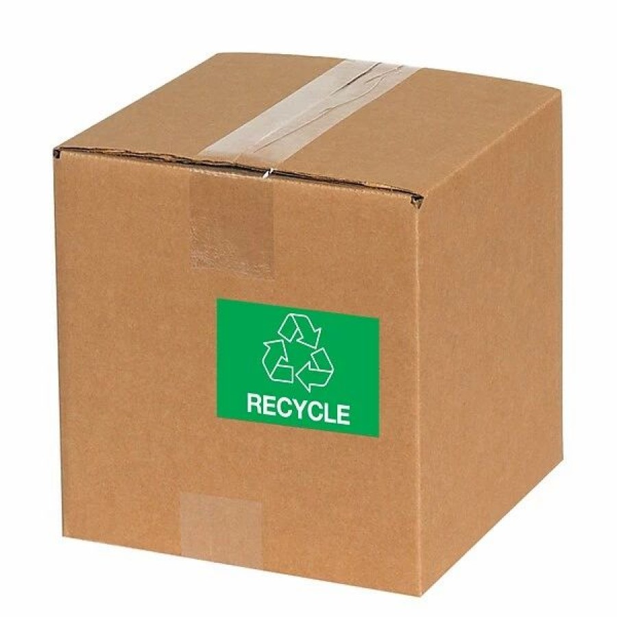 Filing Accessories * | Labels Tape Logic 2 X 3 "Recycle" Rectangle Inventory Label, Green, 500/Roll