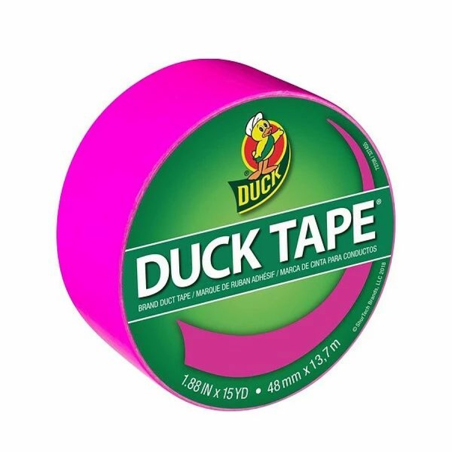 Tape * | Duck Heavy Duty Duct Tapes, 1.88 X 20 Yds./1.88 X 15 Yds., Aqua/Dove Gray/Fluorescent Lilac, 3 Rolls/Pack (Ducklag-Stp)