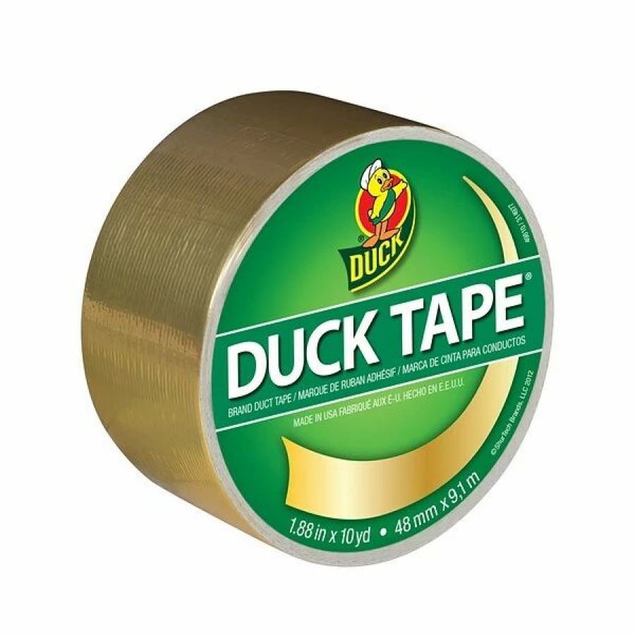 Tape * | Duck Heavy Duty Duct Tapes, 1.88 X 20 Yds./1.88 X 10 Yds., Green/Purple/Gold, 3 Rolls/Pack (Duckgpg-Stp)