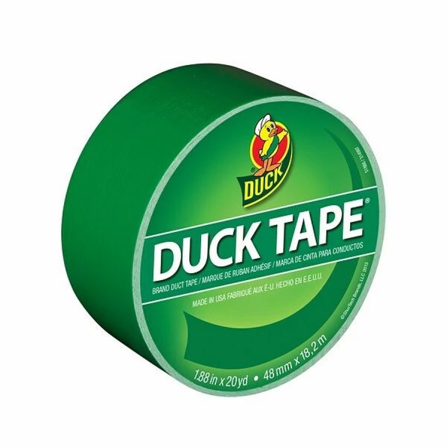 Tape * | Duck Heavy Duty Duct Tapes, 1.88 X 20 Yds./1.88 X 10 Yds., Green/Purple/Gold, 3 Rolls/Pack (Duckgpg-Stp)