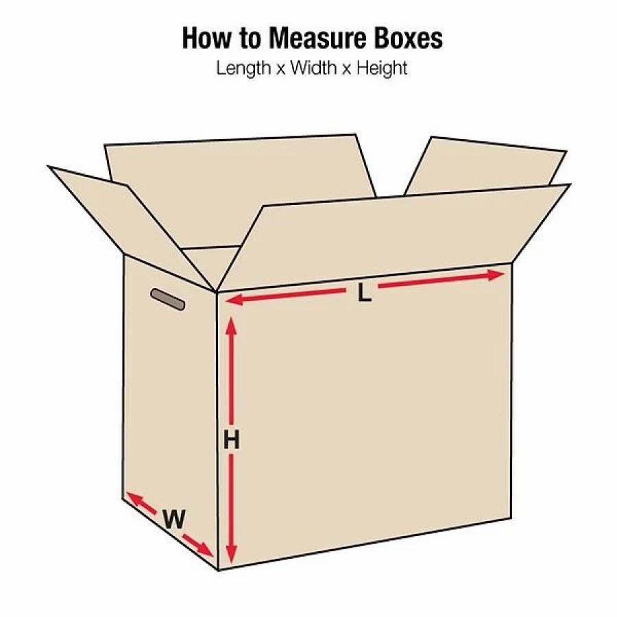 Corrugated Boxes & Pads * | Partners Brand Double Wall Shipping Boxes Double Wall Boxes With Hand Holes, 24 X 18 X 18 , Kraft, 10/Bundle (Hd241818Dwhh)