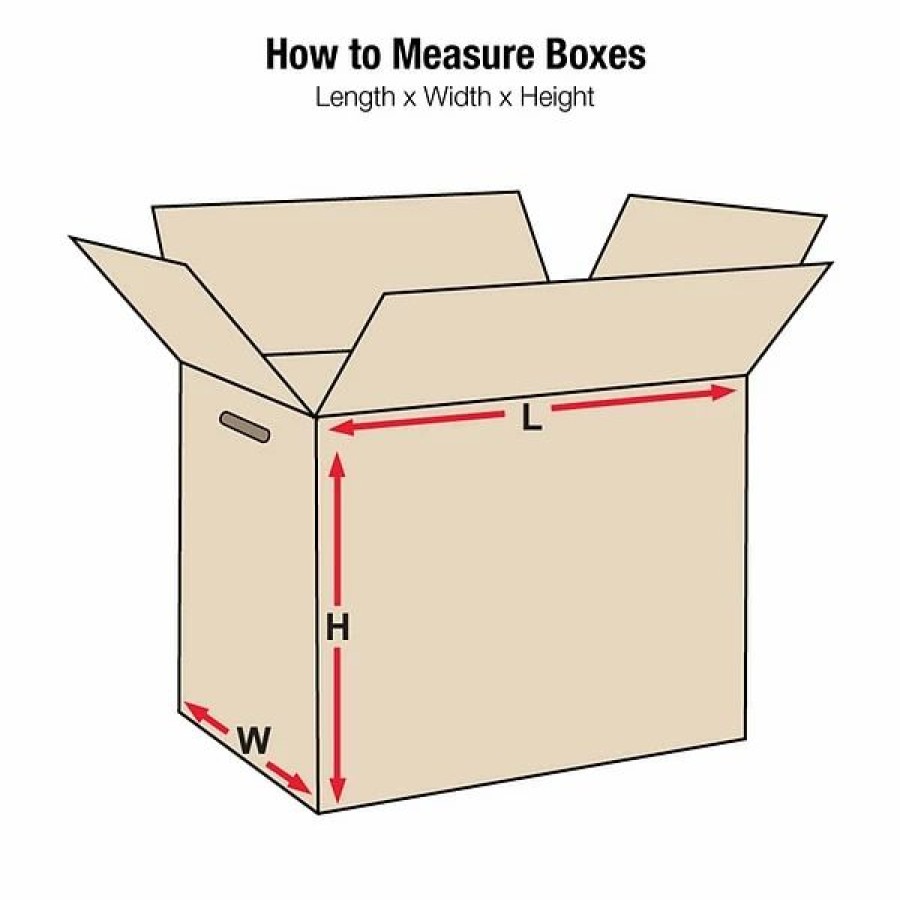 Corrugated Boxes & Pads * | Partners Brand Double Wall Shipping Boxes Double Wall Boxes With Hand Holes, 18 X 12 X 12 , Kraft, 15/Bundle (Hd181212Dwhh)