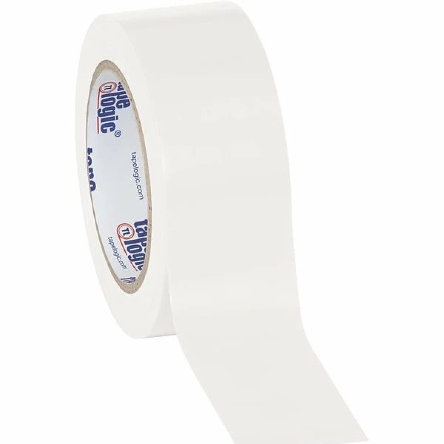 Tape * | Tape Logic Solid Vinyl Safety Tapes Tape Logic 2 X 36 Yds. Solid Vinyl Safety Tape, White, 3/Pack