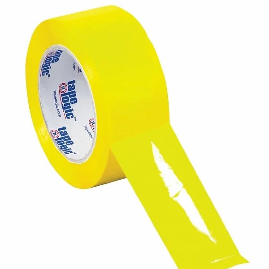 Packing Tape & Dispensers * | Packing Tape Tape Logic 2 W X 110 Yards X 2.2 Mil Carton Sealing Tape, Yellow, Pack Of 6 (T90222Y6Pk)