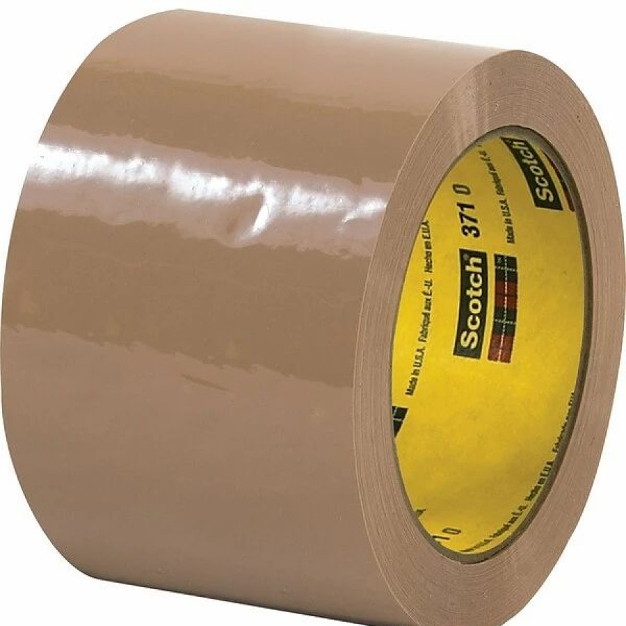 Tape * | Scotch 3M Tan Carton Sealing Tape 3M 3 X 110 Yds. Tan Carton Sealing Tape 371, 24/Case