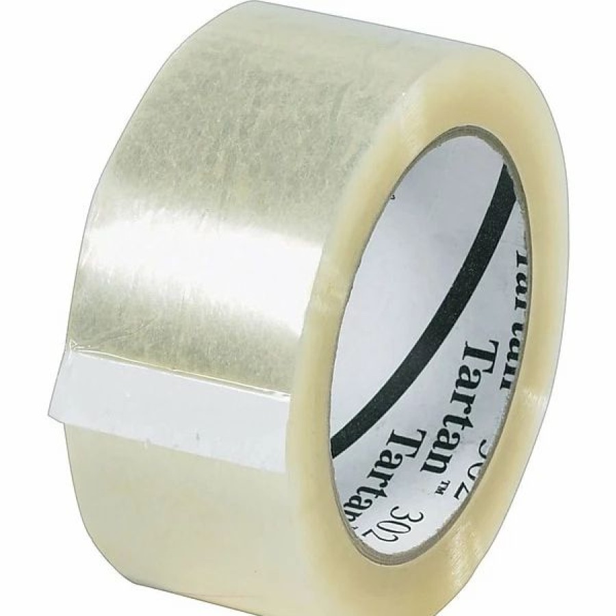 Packing Tape & Dispensers * | Acrylic Tape Scotch 302 Acrylic Packing Tape, 1.6 Mil, 3 X 110 Yds., Clear, 24/Carton (T905302)