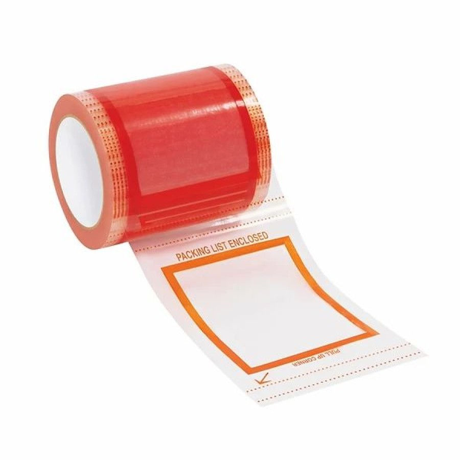 Filing Accessories * | Self-Adhesive 4-1/2 X 5-1/2 Packing List Envelopes Tape Logic Pouch Tape Rolls, 5 X 6 , Clear, 1/Case (T9227501Pk)