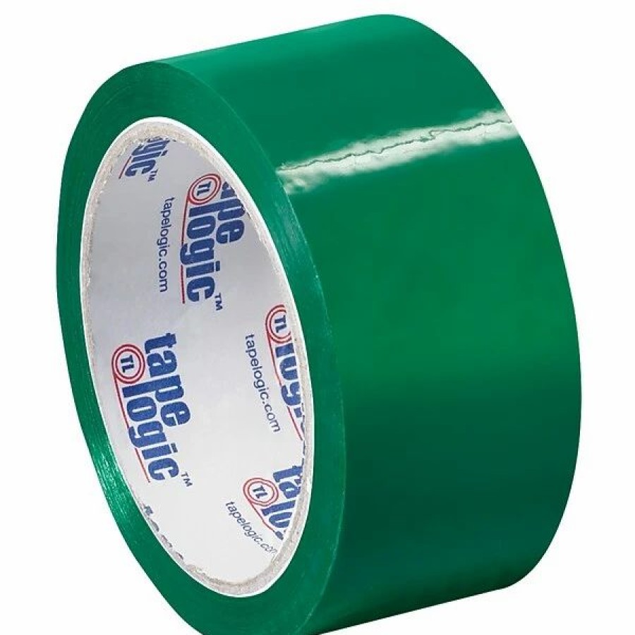 Packing Tape & Dispensers * | Packing Tape Tape Logic Carton Sealing Tape, 2.2 Mil, 2 X 55 Yds., Green, 18/Case (T90122G18Pk)